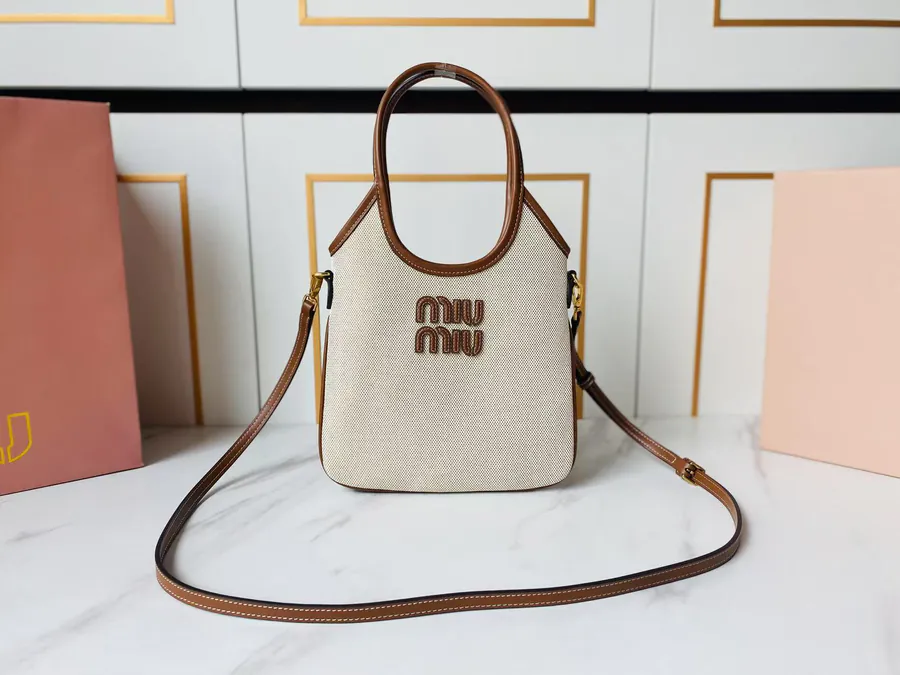 Miu New Mini Tote Bag Retro Style, Practical and Stylish