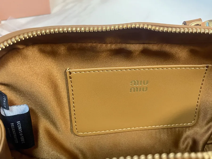 M Family New Mini Bowling Bag in Arcadie Leather