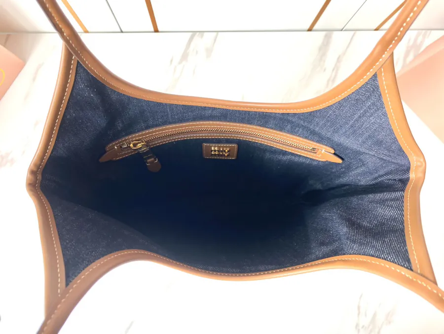 Miu New Issey Miyake Limited Tote Bag with Premium Leather