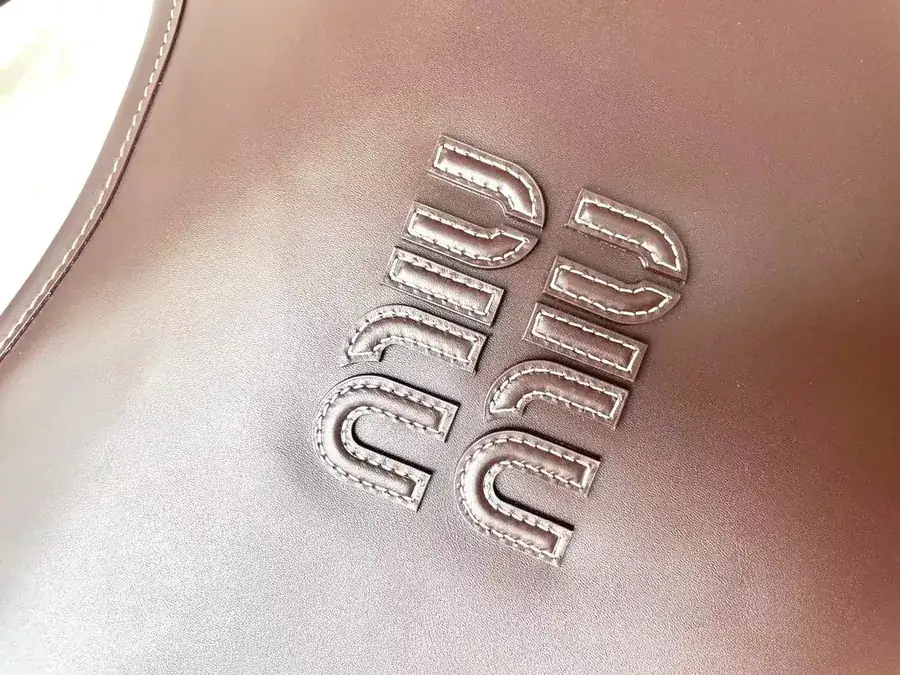 Miu New Isetan Limited Tote Bag in Grained Calfskin