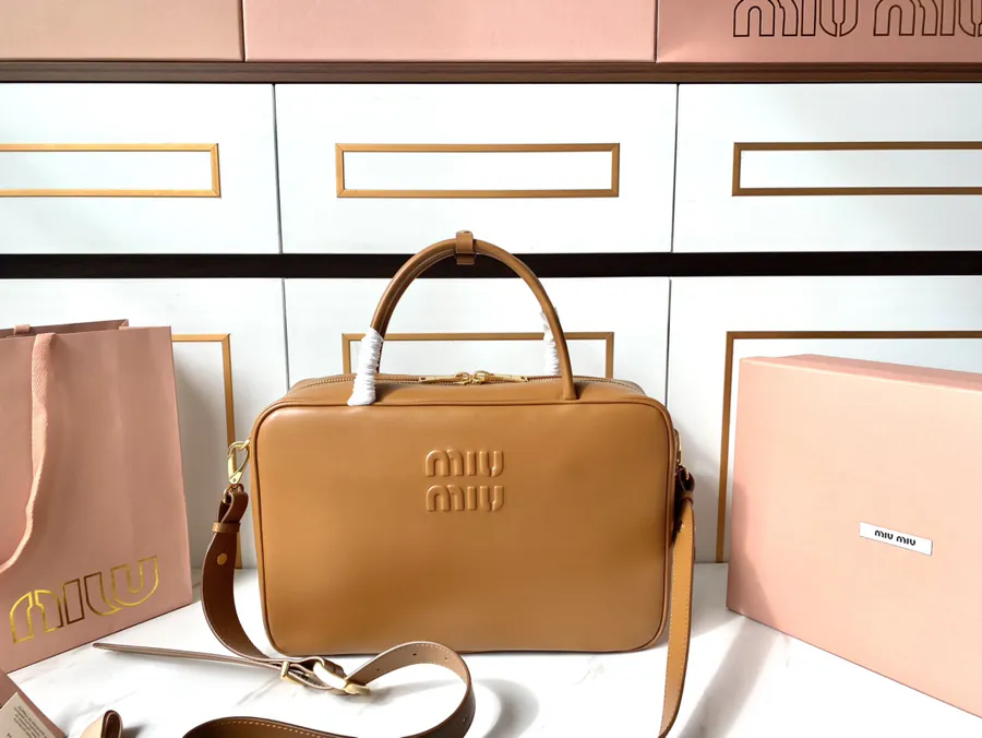 Beau Handbag with Premium Hardware and Original Leather