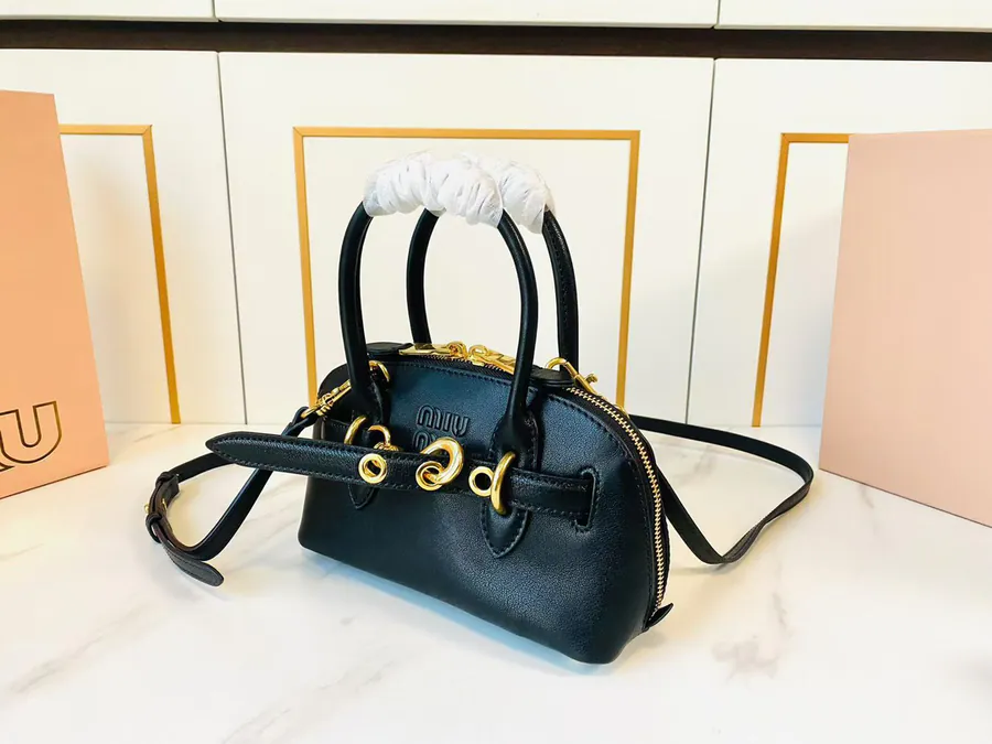 Aventure Naa Mini Crossbody Bag in Grained Leather