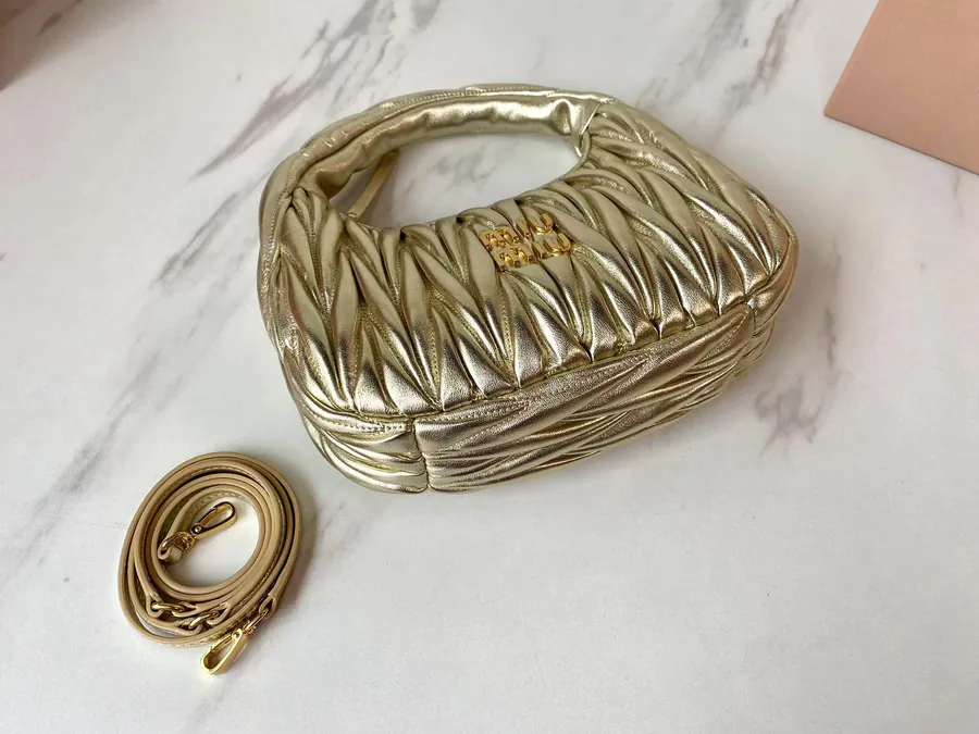 MiuWander Handbag with Matelasse Texture
