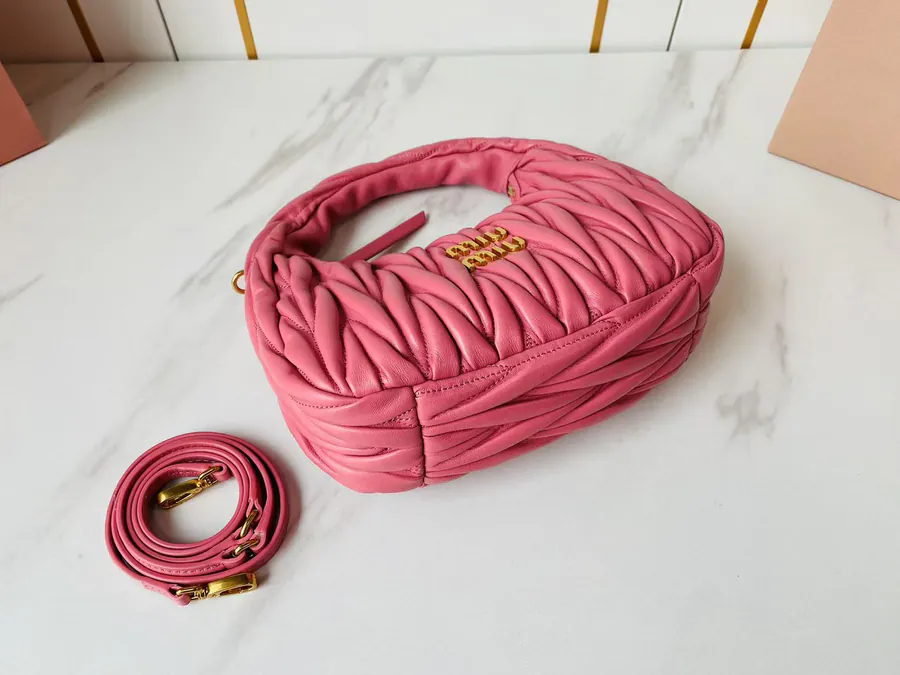MiuWander Handbag with Matelasse Texture