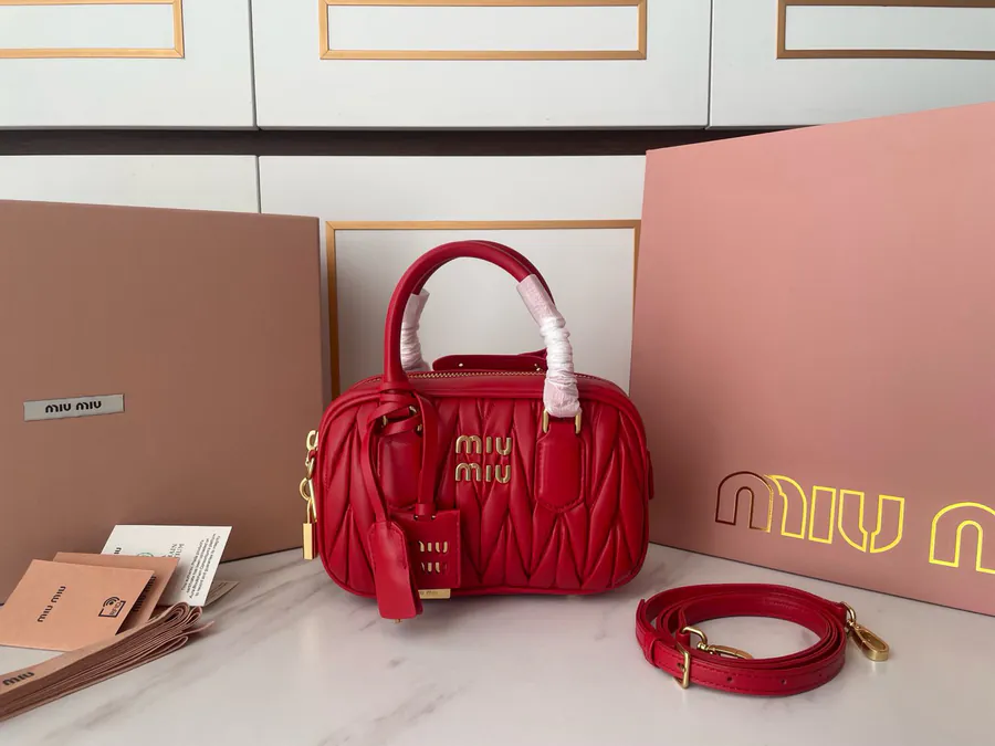 Arcadie Matelasse Mini Tote Bag with Adjustable Strap