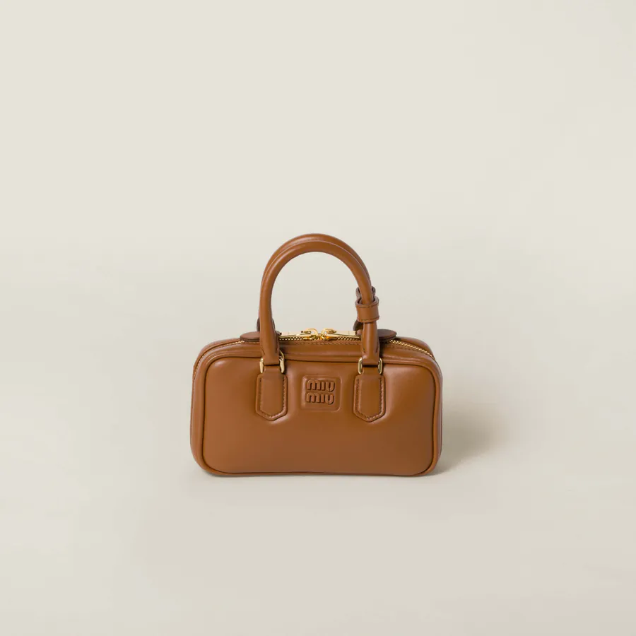 M Family New Mini Bowling Bag Arcadie Leather