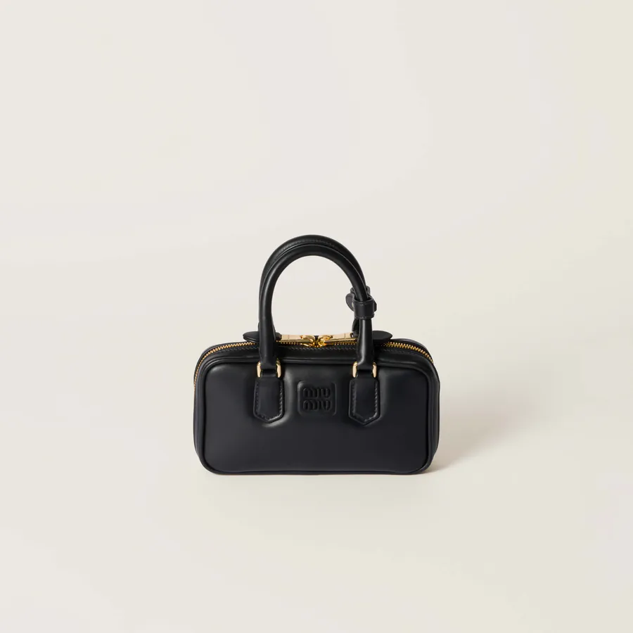 M Family New Mini Bowling Bag in Arcadie Leather
