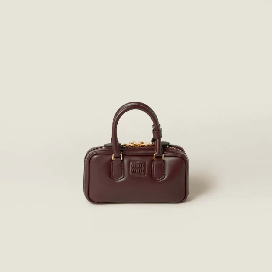 M Family New Mini Bowling Bag in Premium Original Leather