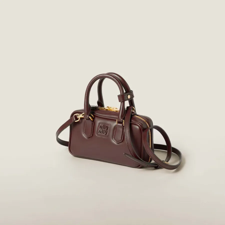 M Family New Mini Bowling Bag in Premium Original Leather