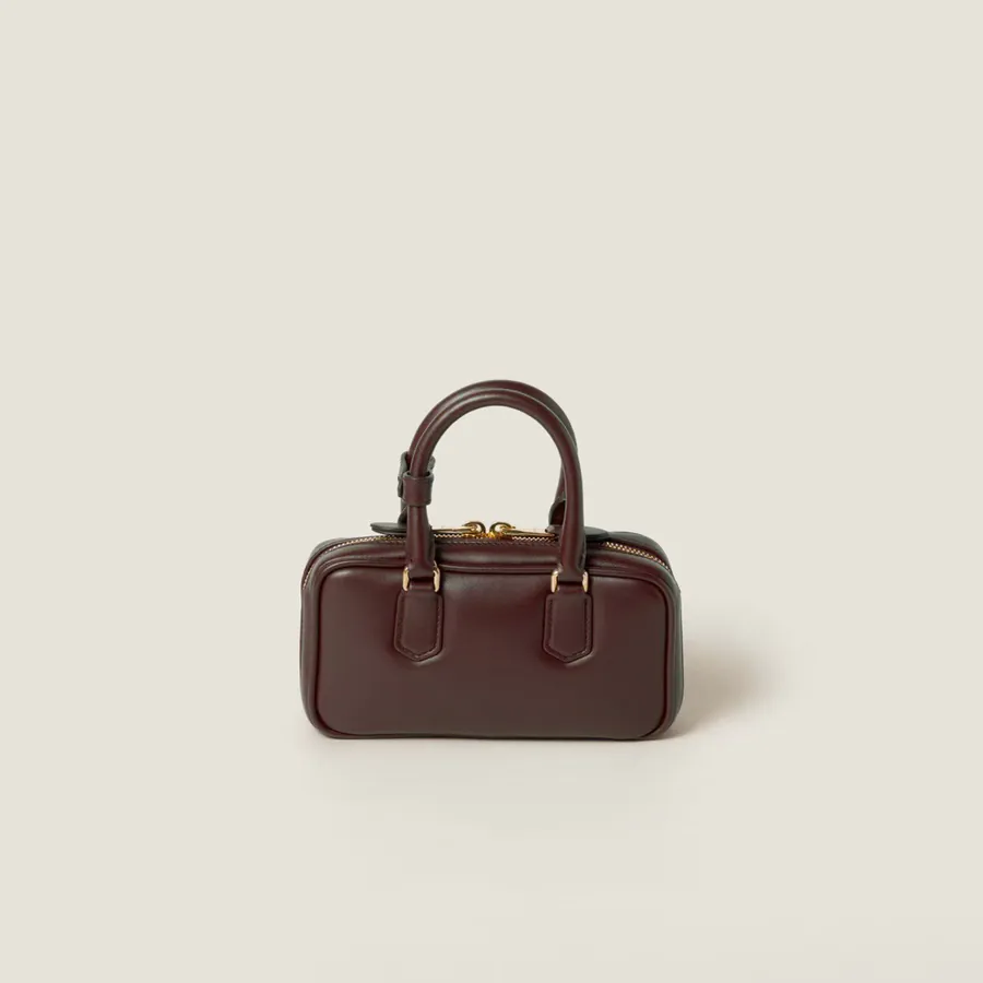 M Family New Mini Bowling Bag in Premium Original Leather