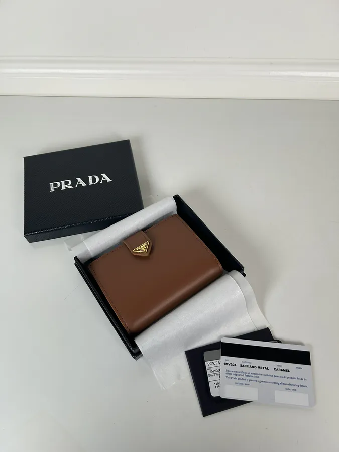 P House Latest Triangle Logo Mini Wallet