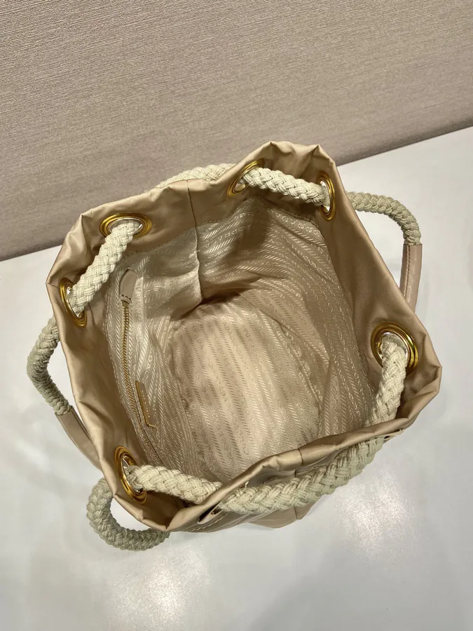 Re Nylon Bucket Bag 1BE082 Runway Collection