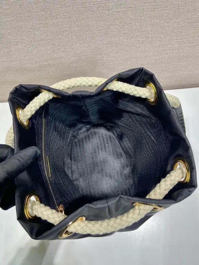 Re Nylon Bucket Bag 1BE082 Runway Collection