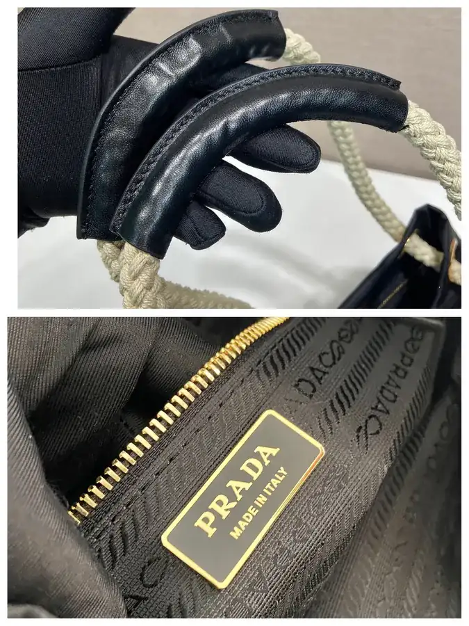 Re Nylon Bucket Bag 1BE082 Runway Collection