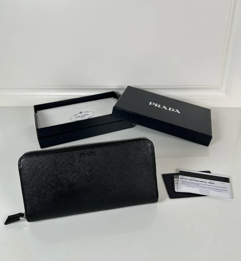 P Brand Men's Mini Black Bucket Bag