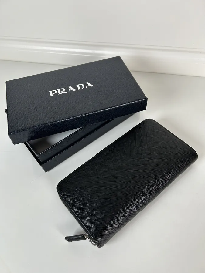 P Brand Men's Mini Black Bucket Bag