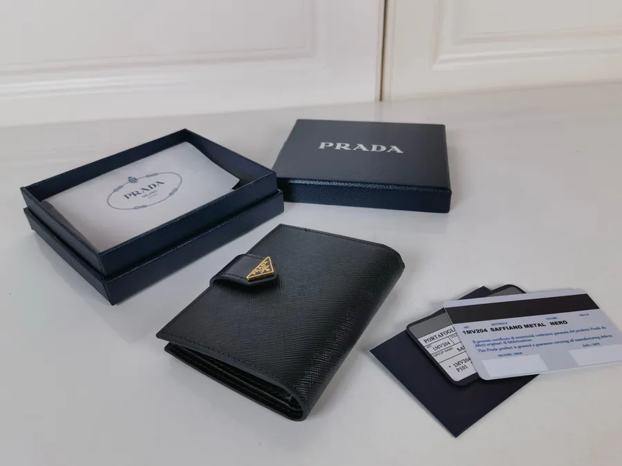 P House New Tri Logo Mini Wallet