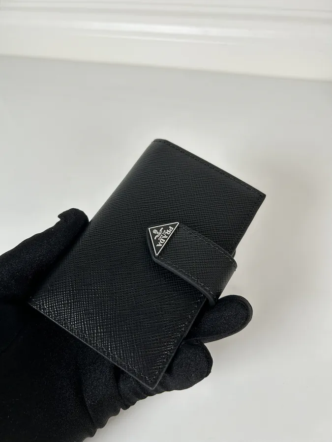 P Brand Latest Triangle Logo Wallet, Practical Snap Closure, Minimalist Design