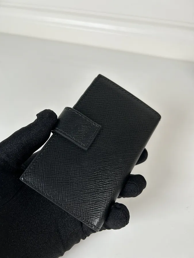 P Brand Latest Triangle Logo Wallet, Practical Snap Closure, Minimalist Design