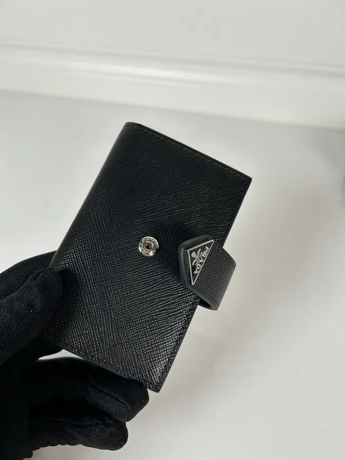 P Brand Latest Triangle Logo Wallet, Practical Snap Closure, Minimalist Design