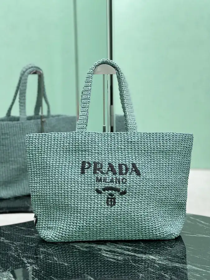 Ada Embellished Woven Tote Bag (Large)