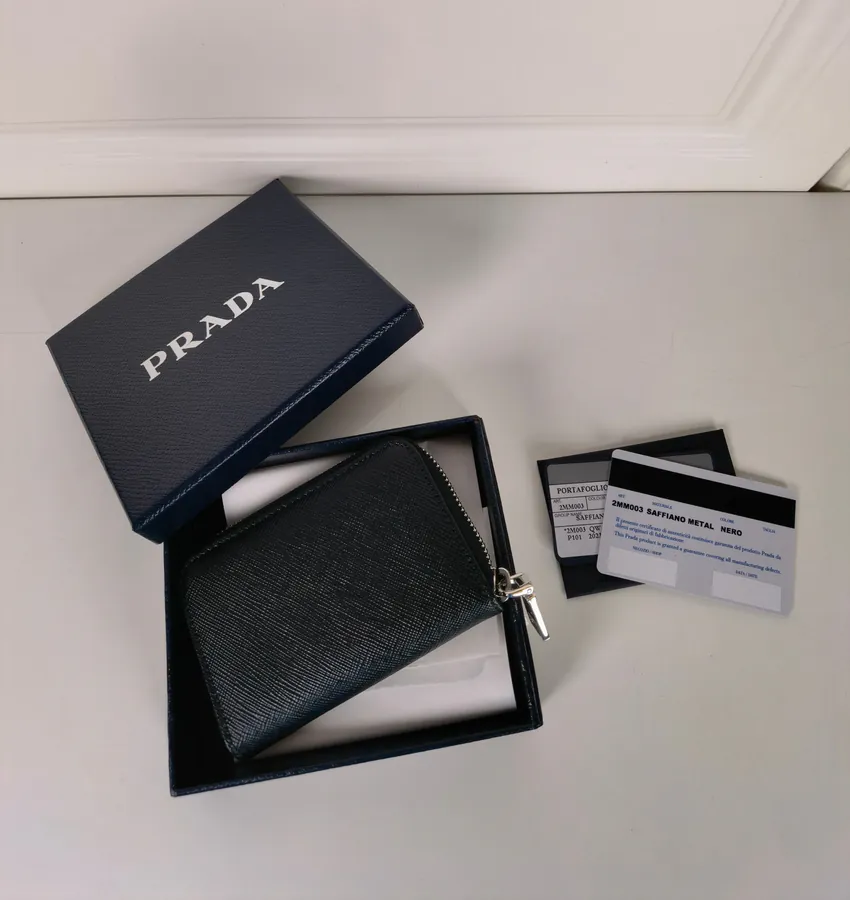 P Brand Crosshatch Wallet for Men and Women