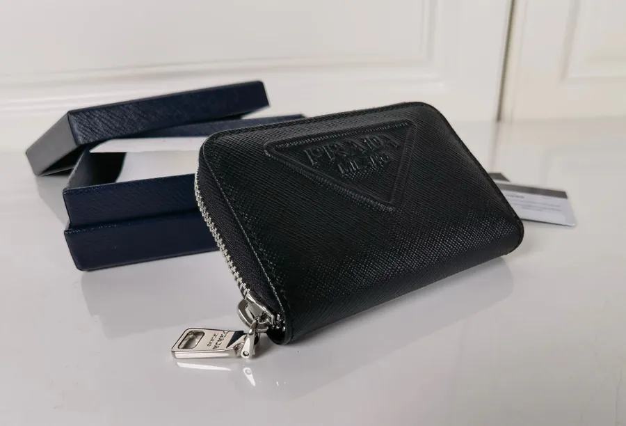 P Brand Crosshatch Wallet for Men and Women