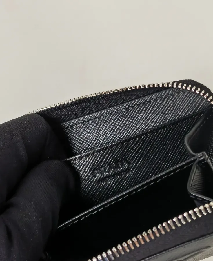 P Brand Crosshatch Wallet for Men and Women