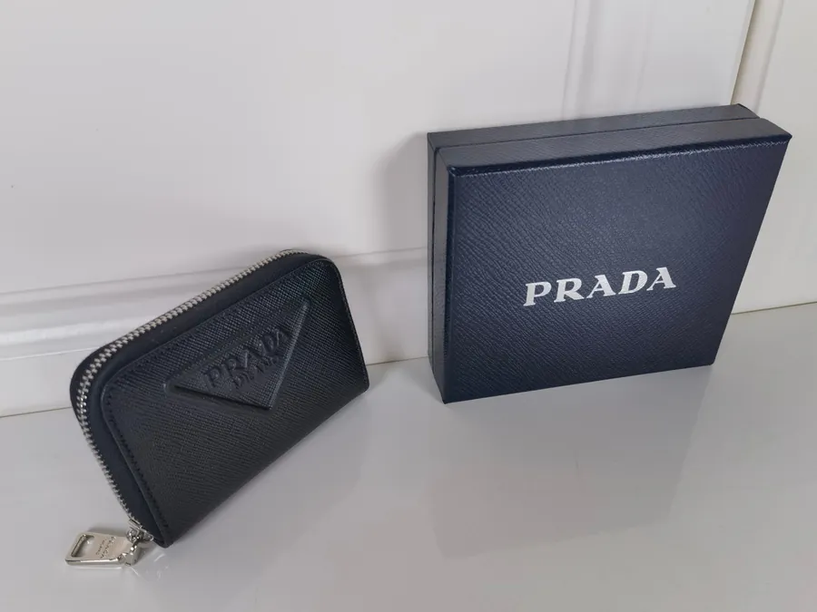 P Brand Crosshatch Wallet for Men and Women