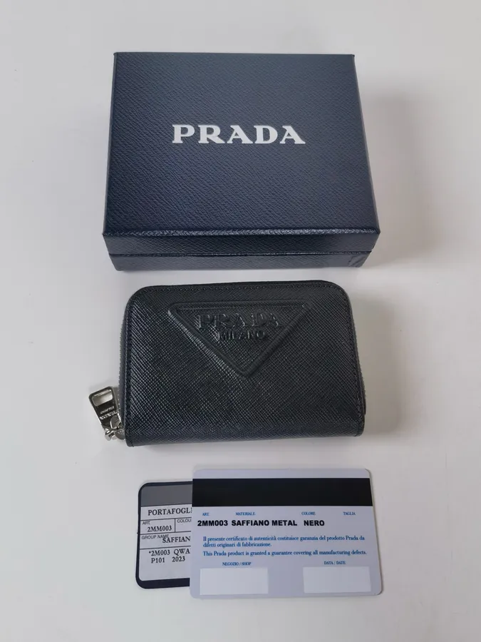 P Brand Crosshatch Wallet for Men and Women