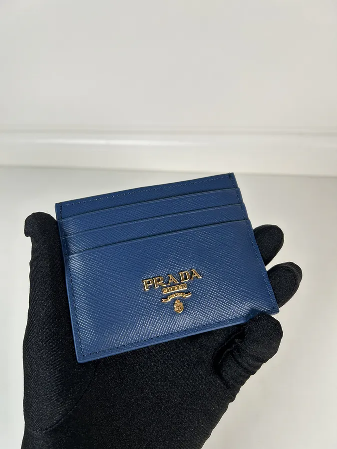 P Brand Premium Wallet Unisex, 11.2x8.5cm, Cross Grained Leather