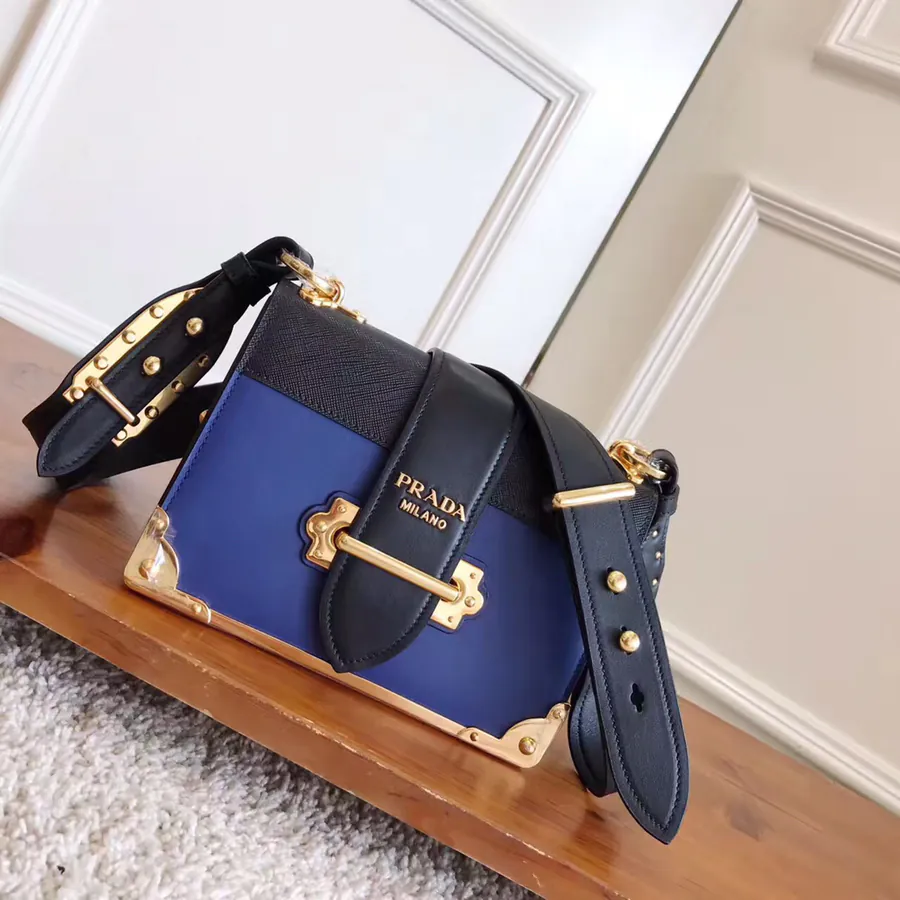 P House Latest Collection Bucket Bag in Blue