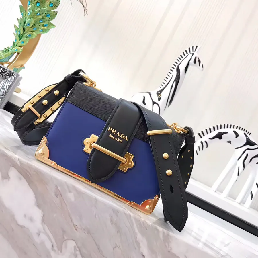 P House Latest Collection Bucket Bag in Blue