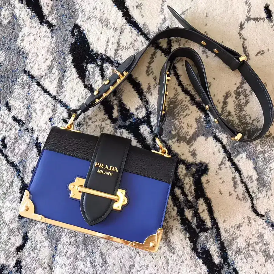 P House Latest Collection Bucket Bag in Blue