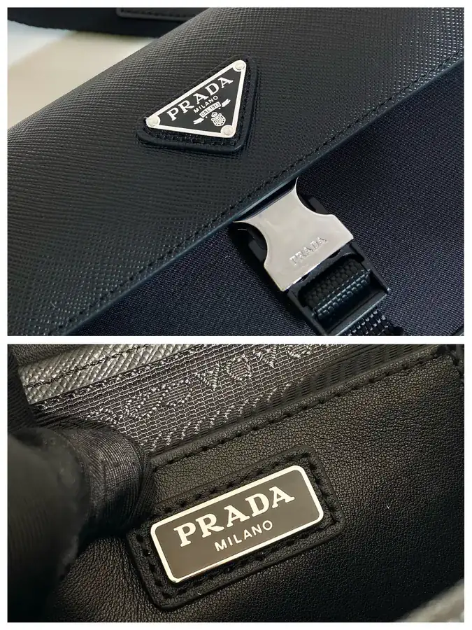 New Post Mail Bag with Crosshatch Pattern