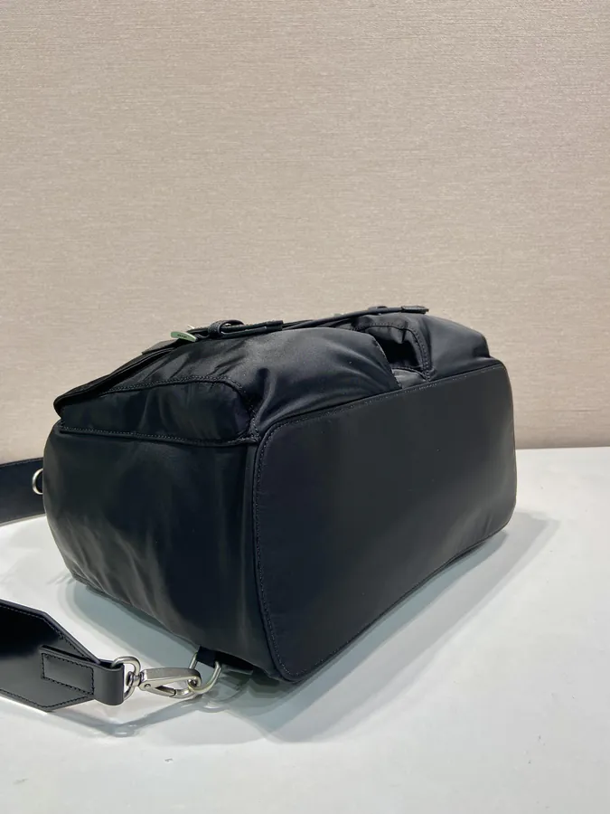 Re Nylon Backpack with Detachable Shoulder Strap
