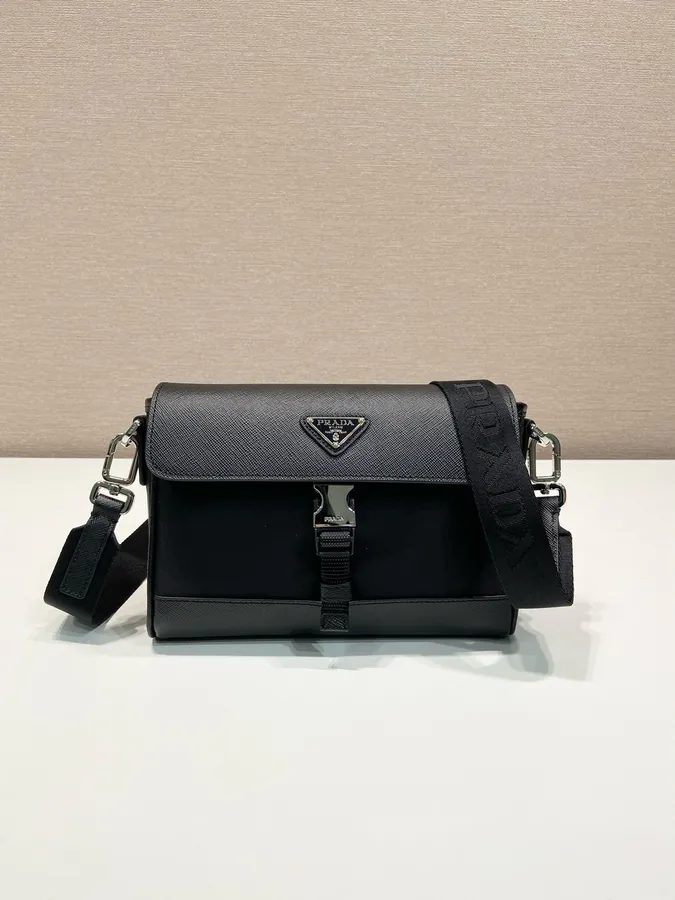 New Post Mail Bag with Crosshatch Pattern