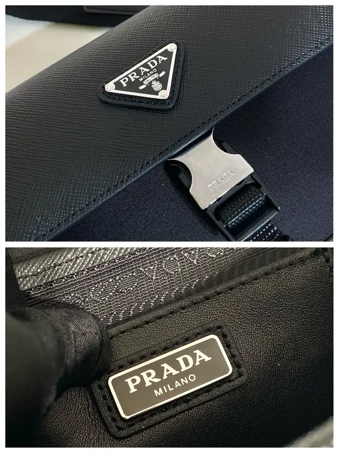 New Post Mail Bag with Crosshatch Pattern