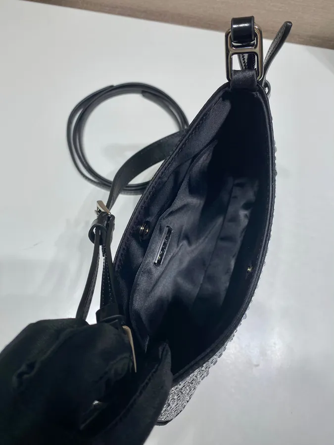 Cleo Evening Bag with Sparkling Crystal Accents