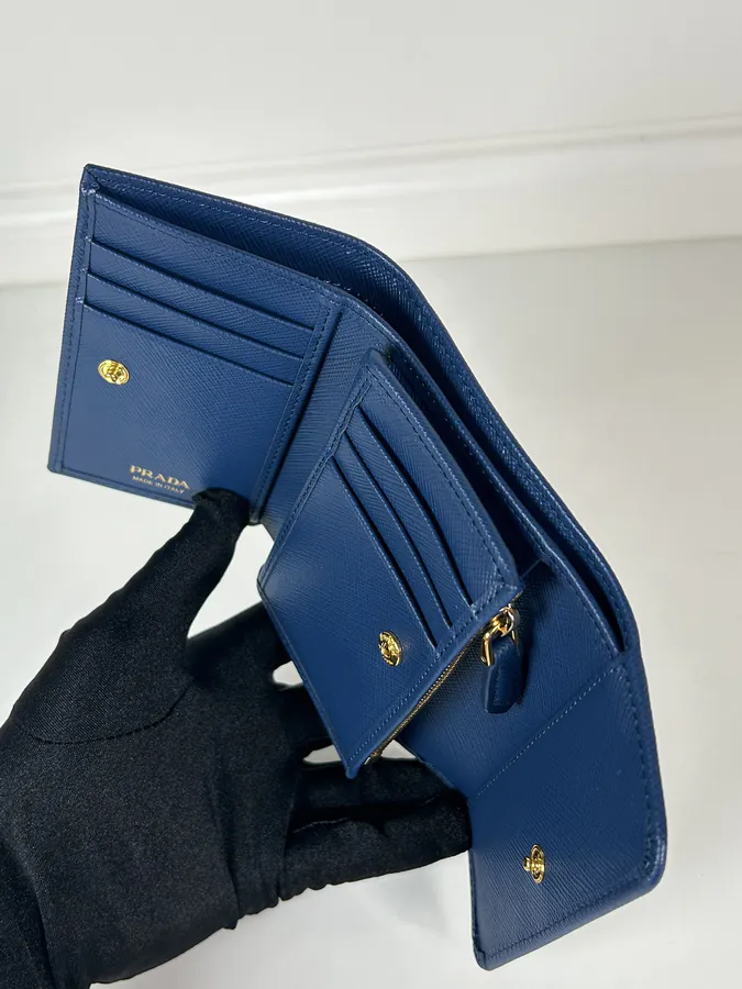 P Brand Ladies Crossbody Wallet, First Grade Calfskin, 12x9cm