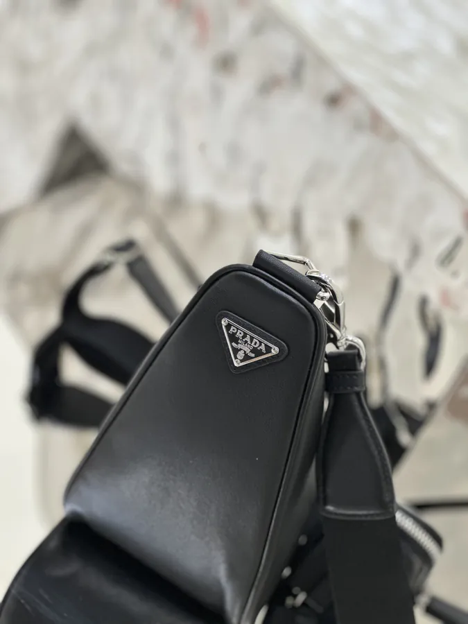ADA Grained Calfskin Triangle Bag
