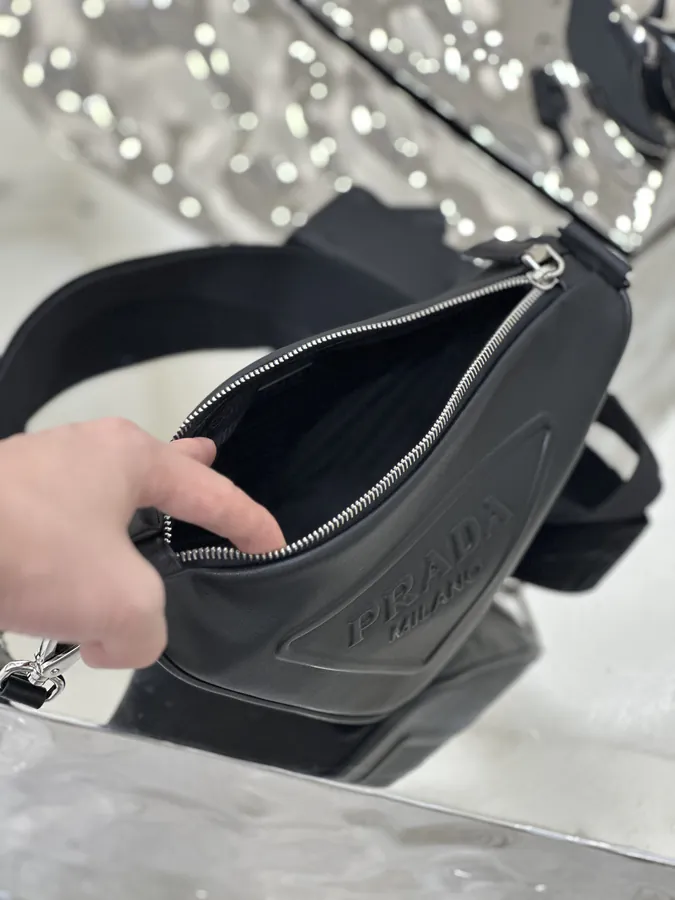 ADA Grained Calfskin Triangle Bag