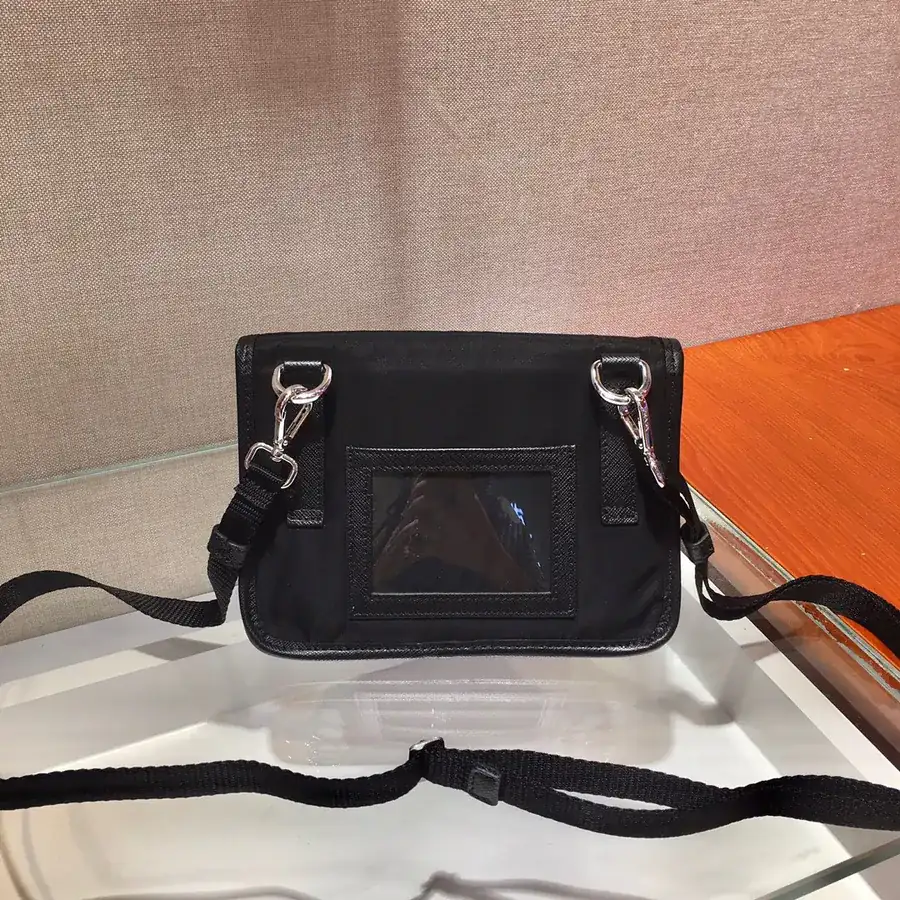 New Mini Mail Bag in Grained Calfskin