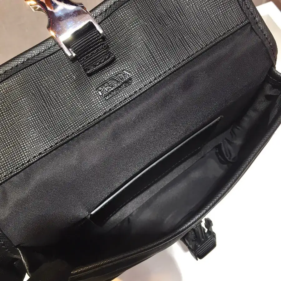 New Mini Mail Bag in Grained Calfskin
