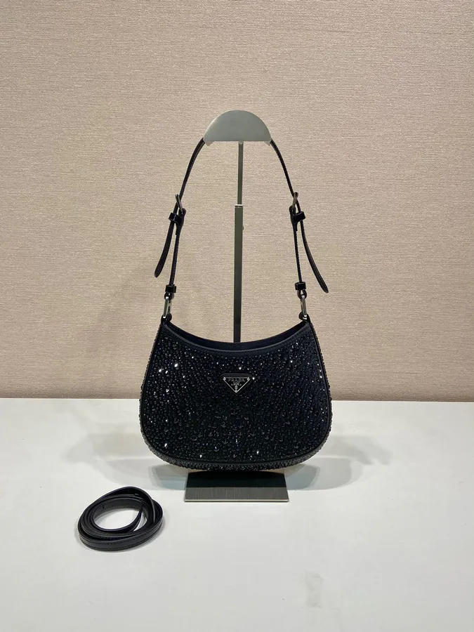Cleo Evening Clutch with Sparkling Crystals