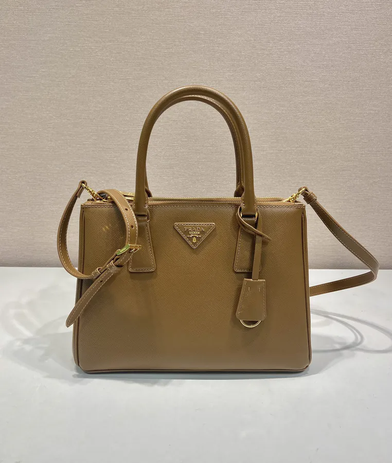 Galleria Handbag Classic Iconic Design, Premium Cross Grain Calfskin
