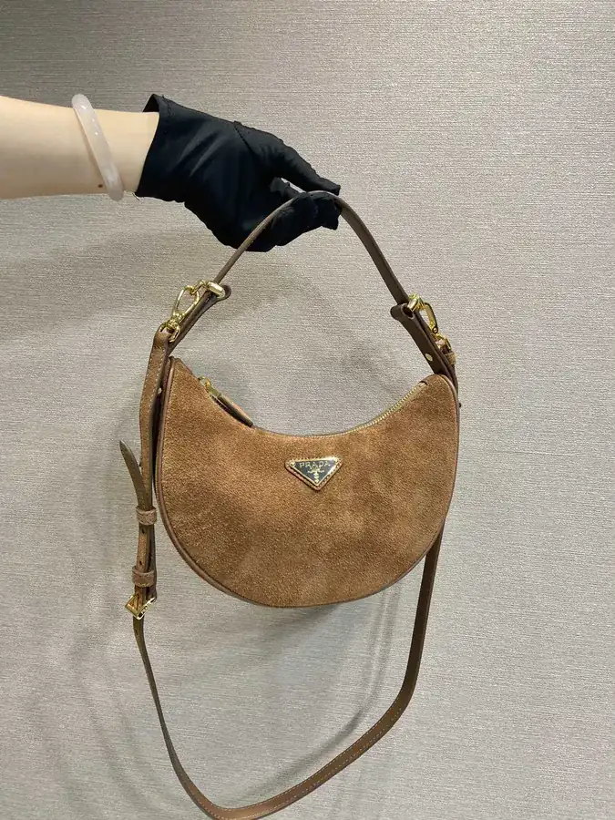 Moon Handbag in 1BC194 Faux Suede