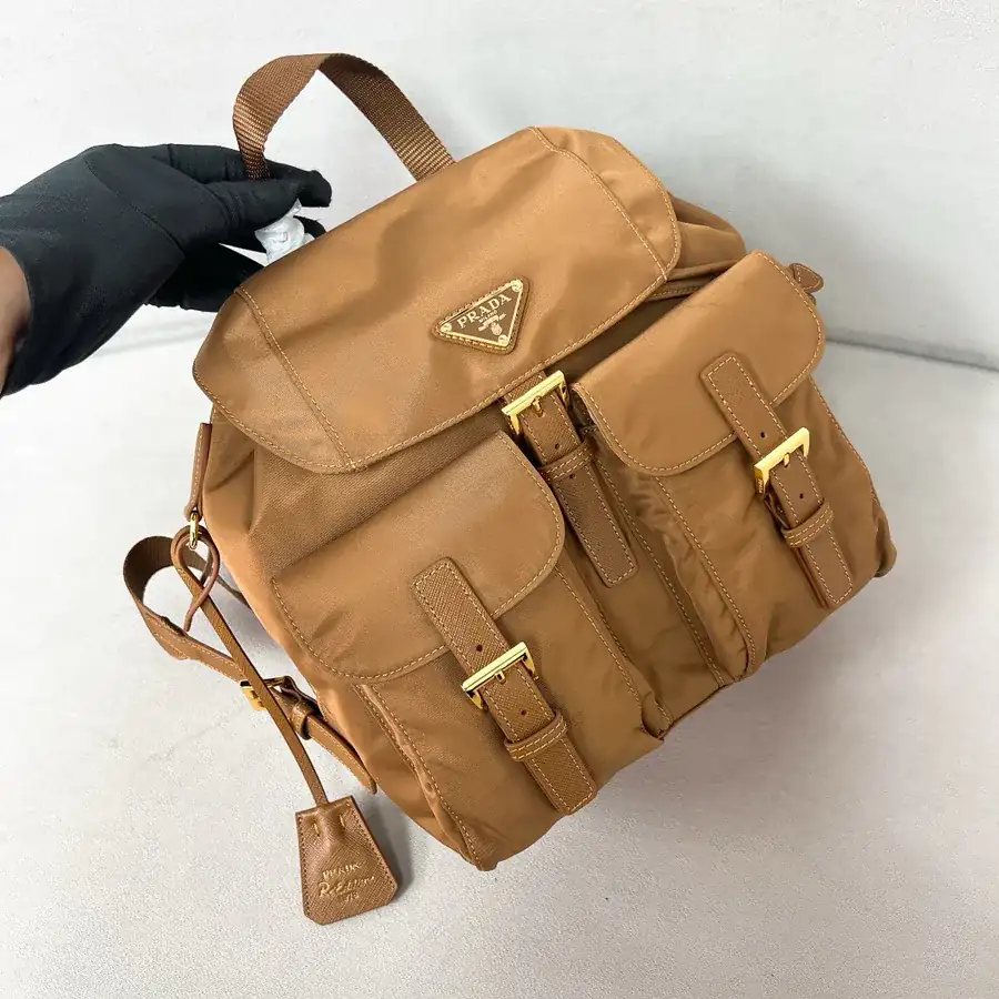 P Family 1978 Re Edition Drop Cloth Nylon Backpack Small