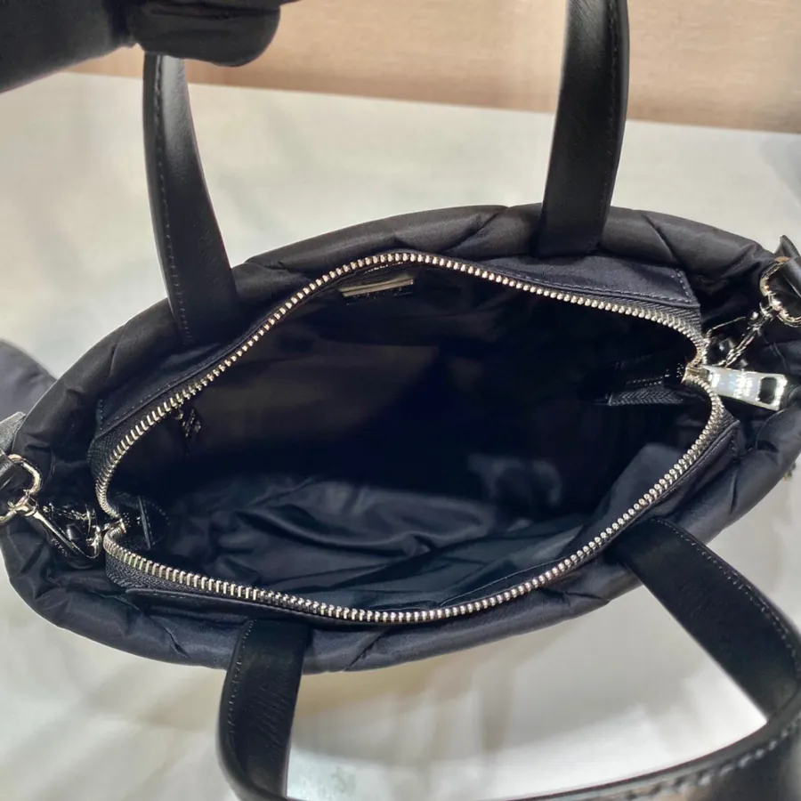 System Tote Bag Tri Compartment, Leather Handles, Meticulous Craftsmanship