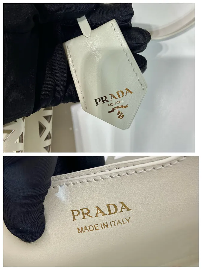 Celebrity Bucket Bag with Laser Cut Pattern